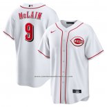 Camiseta Beisbol Hombre Cincinnati Reds Matt McLain Primera Replica Blanco