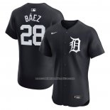 Camiseta Beisbol Hombre Detroit Tigers Javier Baez Alterno Elite Negro