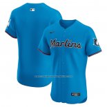 Camiseta Beisbol Hombre Miami Marlins Alterno Vapor Premier Elite Azul