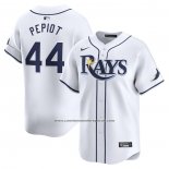 Camiseta Beisbol Hombre Tampa Bay Rays Ryan Pepiot Primera Limited Blanco