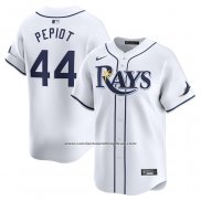 Camiseta Beisbol Hombre Tampa Bay Rays Ryan Pepiot Primera Limited Blanco