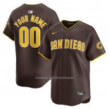 Camiseta Beisbol Hombre San Diego Padres Segunda Limited Personalizada Marron