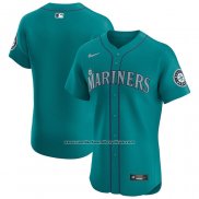 Camiseta Beisbol Hombre Seattle Mariners Alterno Primera Elite Verde