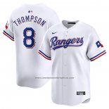 Camiseta Beisbol Hombre Texas Rangers Bubba Thompson Primera Jugador Blanco