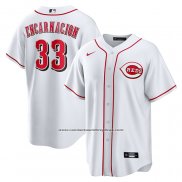 Camiseta Beisbol Hombre Cincinnati Reds Christian Encarnacion-Strand Primera Replica Blanco