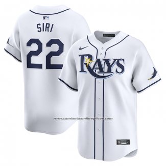 Camiseta Beisbol Hombre Tampa Bay Rays Jose Siri Primera Limited Blanco