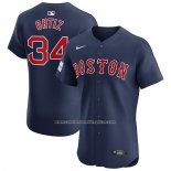 Camiseta Beisbol Hombre Boston Red Sox David Ortiz Alterno Elite Azul