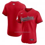 Camiseta Beisbol Hombre Cleveland Guardians Alterno Primera Elite Rojo