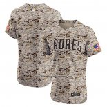 Camiseta Beisbol Hombre San Diego Padres Alterno Primera Elite Caqui