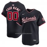 Camiseta Beisbol Hombre Washington Nationals Alterno Limited Personalizada Azul