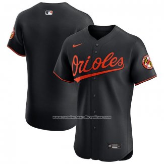 Camiseta Beisbol Hombre Baltimore Orioles Alterno Primera Elite Negro