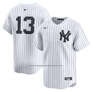 Camiseta Beisbol Hombre New York Yankees Jazz Chisholm Jr. Primera Limited Blanco