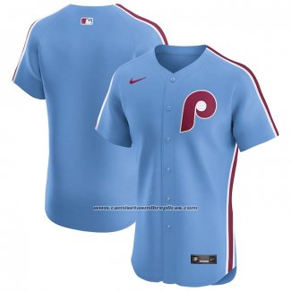 Camiseta Beisbol Hombre Philadelphia Phillies Alterno Elite Azul