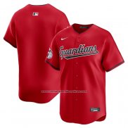 Camiseta Beisbol Hombre Cleveland Guardians Alterno Limited Rojo