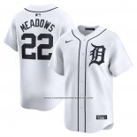 Camiseta Beisbol Hombre Detroit Tigers Parker Meadows Primera Limited Blanco