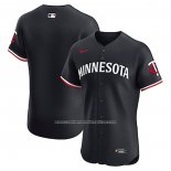 Camiseta Beisbol Hombre Minnesota Twins Alterno Primera Elite Negro