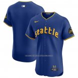 Camiseta Beisbol Hombre Seattle Mariners Elite Azul