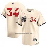 Camiseta Beisbol Hombre Texas Rangers Nolan Ryan Limited Blanco