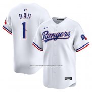 Camiseta Beisbol Hombre Texas Rangers Primera Limited Blanco