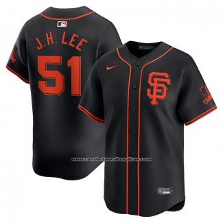 Camiseta Beisbol Hombre San Francisco Giants Jung Hoo Lee Alterno Limited Negro