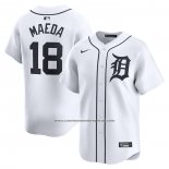 Camiseta Beisbol Hombre Detroit Tigers Kenta Maeda Primera Limited Blanco