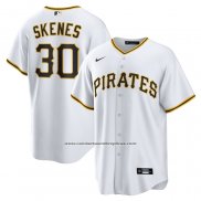 Camiseta Beisbol Hombre Pittsburgh Pirates Paul Skenes Primera Replica Blanco