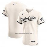 Camiseta Beisbol Hombre Minnesota Twins Alterno Primera Elite Blanco