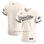 Camiseta Beisbol Hombre Minnesota Twins Alterno Primera Elite Blanco