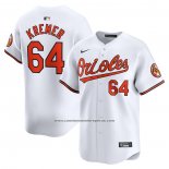 Camiseta Beisbol Hombre Baltimore Orioles Dean Kremer Primera Limited Blanco