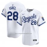 Camiseta Beisbol Hombre Kansas City Royals Kyle Isbel Primera Limited Blanco