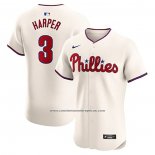 Camiseta Beisbol Hombre Philadelphia Phillies Bryce Harper Alterno Elite Blanco