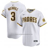 Camiseta Beisbol Hombre San Diego Padres Jackson Merrill Primera Limited Blanco