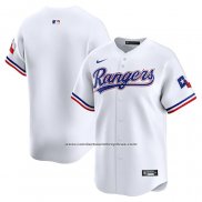 Camiseta Beisbol Hombre Texas Rangers Primera Limited Jugador Blanco