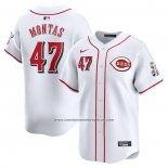 Camiseta Beisbol Hombre Cincinnati Reds Frankie Montas Primera Limited Blanco