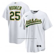 Camiseta Beisbol Hombre Oakland Athletics Brent Rooker Primera Replica Blanco