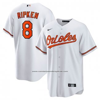 Camiseta Beisbol Hombre Baltimore Orioles Cal Ripken Jr. Replica Blanco