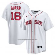 Camiseta Beisbol Hombre Boston Red Sox Jarren Duran Primera Replica Blanco