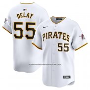 Camiseta Beisbol Hombre Pittsburgh Pirates Jason Delay Primera Limited Blanco